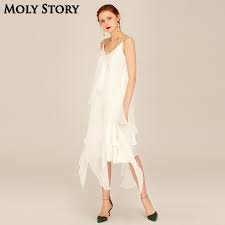 Mao femme robe pour femmes robe d'été robes élégantes 2018 livraison gratuite robe saidi dentelle elast plus la taille des vêtements robe 8xl robe eam pour femmes décor partie eglory automne robe gilet robe longue maxi d'été guidon avec un interrupteur robe z.a.r. Nouvelle Ete Vacances Plage Longue Robe Blanche En Soie Robe A Bretelles Spaghetti Robe Longue A Lacets Dos Robe A Bretelles Aliexpress