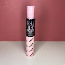 Mascara Dream Lashes 2 Em 1 Rimel Delineador Pink 21 Shopee Brasil