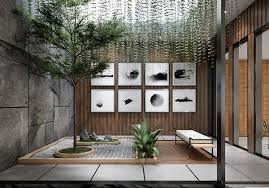 Modern Minimalist Indoor Garden On Behance Indoor Garden Minimalist Garden Patio Interior