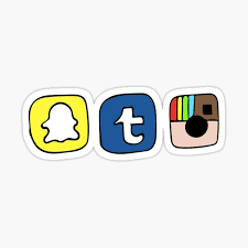 Neon spirals and background changer are the best tools of this bewildering app. Sticker Snapchat Redbubble