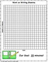 working on writing graph my classroom daily 5 work on