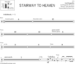 Igor presnyakov — stairway to heaven led zeppelin. Stairway To Heaven Led Zeppelin Drum Sheet Music Onlinedrummer Com