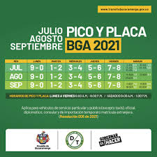 Vuelve el pico y placa a medellín: Pico Y Placa Bucaramanga Asi Rige La Medida Entre El 9 Y 14 De Agosto Antena 2