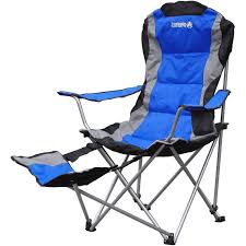 Outdoor Folding Chair With Leg Rest
