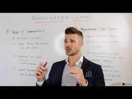 Treats subrogation as income subject to the tax benefit rule. Subrogation Claims Here Comes Your Health Insurance Company Youtube
