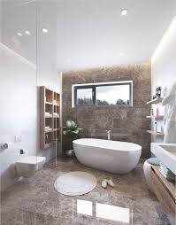 Blue is the color that helps visually increase small bathrooms. 24 Refined Brown Bathroom Decor Ideas Brown Bathroom Decor Trendy Bathroom Designs Brown Bathroom