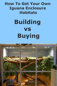 Building Or Buying Your Own Iguana Enclosure Habitats Iguana Iguana Pet Iguana Cage