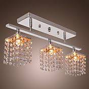 Chandelier With 3 Lights In Crystal Linear Design Modern Crystal Chandelier Chandelier Crystal Ceiling Lamps