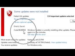 Fix All Windows Update Error On Windows 10 7 8 How To Fix Windows Update Error Code 80240016 Youtube