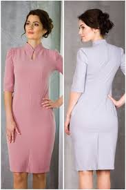 Purple Pencil Cheongsam Cocktail Dress High Neck Collar Dresses For Women Asian Keyhole Wiggle Dress Chinese Mandarin Dress Tavrovska Vestidos Estilosos Vestidos Casuais Vestidos
