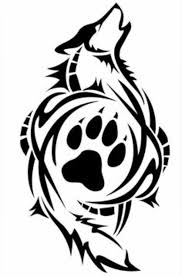 Cool Celtic Wolf Art Tribal Wolf Tattoo Wolf Paw Tattoos Tribal Wolf