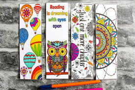 Make the bookmarks more durable with a layer of lamination. Beautiful Coloring Bookmarks Arty Crafty Kids