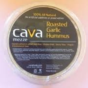 cava mezze roasted garlic hummus