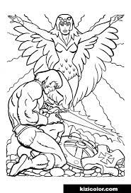 Just click to print out your copy of this he man fighting skeletor coloring page. She Ra And He Man Free Print And Color Online