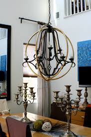 Unfortunately the weather said no, so i decided to do footloose instead. Hula Hoop Orb Chandelier Amy Krist Interiors