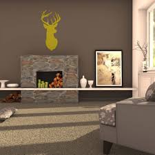 Ob modern oder klassich, das wohnzimmer mit kamin vermitteln eine gemütliche atmosphäre. Filz Tier Bruno Selbstklebende Tiermotive Fur Die Wand Felty