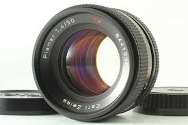 Near Mint Contax Carl Zeiss Planar T 50mm F 1 4 Aej Lens Cy From Japan Ebay Zeiss Lens F 1