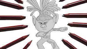 Trolls world tour coloring pages reggaeton. Draw Reggaeton Troll From Trolls World Tour Youtube
