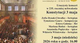 Koncert w 235. rocznicę uchwalenia Konstytucji 3 maja