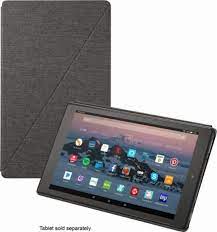 Folio Case For Amazon Fire Hd 10 7th Generation Charcoal Black B01mspq4tl Best Buy Tablet Case Fire Hd 10 Amazon Fire Tablet