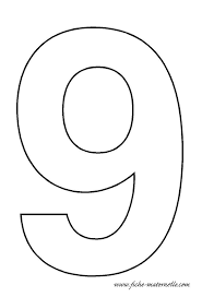 Number 9 Template Crafts And Worksheets For Preschool Toddler And Kindergarten Number Template Printable Numbers Preschool Printable Numbers