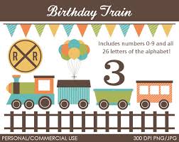 Birthday Train Clipart Digital Clip Art Graphics For Personal Or Commercial Use 5 00 Via Etsy Train Clipart Digital Clip Art Graphics Digital Clip Art