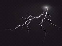 Vector Illustration Of A Realistic Style Of Bright Glowing Lightning Thunder Design Vector Illustration Lightning Tattoo