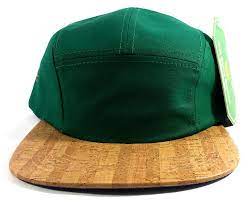 Wholesale Blank Wooden Cork 5 Panel Hats Caps Green Linings Wholesale Hats Western Cowboy Hats Hats
