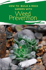 How to get rid of a rock garden. How To Build A Rock Garden With Weed Prevention Canadian Budget Binder