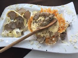 Tagliatelle And Creamy Polenta With Truffles Konoba Mondo Motovun Food Wine Recipes Croatian Recipes