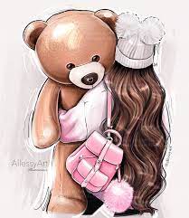 Find your perfect cute wallpaper and use it on your phone, lockscreen, desktop and more. Pin By Allessyart On Alessyart Cartoon Girl Images Girly Art Girls Cartoon Art