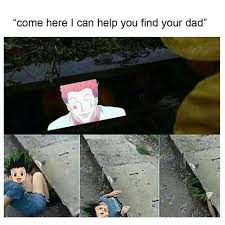 Hunter X Hunter Meme Gon Casually Smiling As He Disappears Into The Drain Lol Hunter X Hunter Finding Yourself Memes