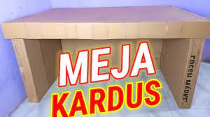 Maybe you would like to learn more about one of these? Membuat Meja Dari Kardus Ide Kreatif Cara Membuat Meja Dari Kardus Bekas Yang Kuat Dan Awet Youtube