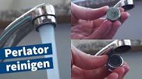 Wasserhahn Sieb entkalken (Perlator, Strahlregler, Luftsprudler, Mischdüse  reinigen) – Anleitung