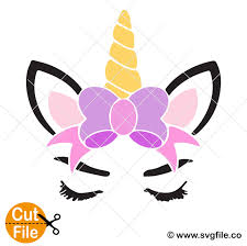 Download Unicorn Bow Svg Svgfile Co 0 99 Cent Svg Files Life Time Access