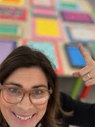 Bulletin board glow up for a memorable gallery wall shwocase! I raided my  fabric stash and chose my favorite designs by Jennifer Paganelli to cover  our bulletin board panels that were cut to frame 12 ...