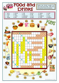 Food And Drinks Wordsearch Food Words Drinks Food Vocabulary