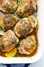 Not only are they more succulent than white meat, chicken thighs even stand up to reheating without drying out into sahara desert sand paste. Best Baked Chickens Thighs Recipe With How To Instructions