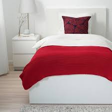 Ingabritta Throw Red 51x67 Ikea Red Bedroom Decor Red Bedding Apartment Bedding