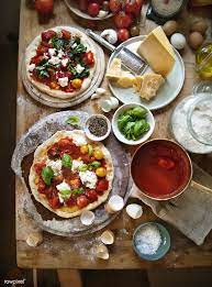 Download Premium Image Of Homemade Pizza Food Photography Recipe Idea Food Photography Food Cooking Light Recipes