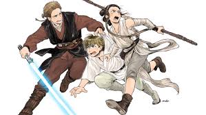 Star Wars Meets Anime In Awesomely Charming Fan Art Series Geektyrant Rey Star Wars Star Wars Characters Star Wars Humor