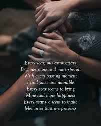 May the good lord see and bless you, on your anniversary day. Wedding Anniversary Poems 14 Totally Inspiring Examples For You