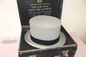Antique Top Hat In Original Carrying Case Top Hat Vintage Items Antiques