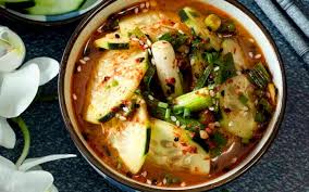 It's crunchy, light and flavorful. Korean Cucumber Salad Korean Oi Muchim Twosleevers