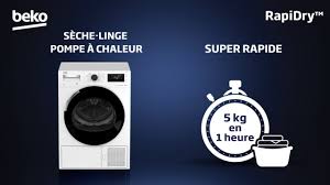 Bénéficiez de nos conseils d'experts en gros électro & encastrables. Beko Seche Linge Pompe A Chaleur Hybride Rapidry Dr8444cx0w Youtube