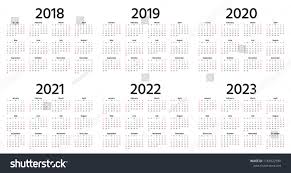 Calendar 2019 2018 2020 2021 2022 2023 Year Vector Week Starts Sunday Stationery 2019 Vertical Calendar Organization Weekly Calendar Personal Calendar