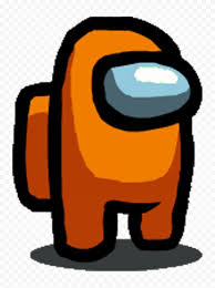 Orange Among Us Character Png Citypng In 2020 Png Character Orange