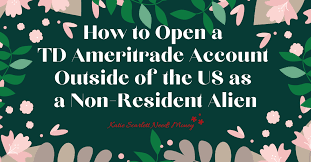In order to withdraw your coins you will need to generate an address using the wallet you intend to receive the coins. How To Open A Td Ameritrade Account Outside Of The Us As A Non Resident Alien Katie Scarlett Needs Money