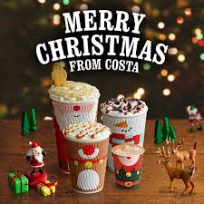 Costa Coffee Christmas Presentation Drinks