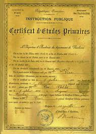 1901 Certificat D Etudes Primaires Certificat D Etudes Primaires Wikipedia Primaire Etude Certificat
